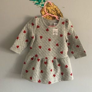 NWT Gap Quilted Sweater/Sweatshirt Dress 12-18mo